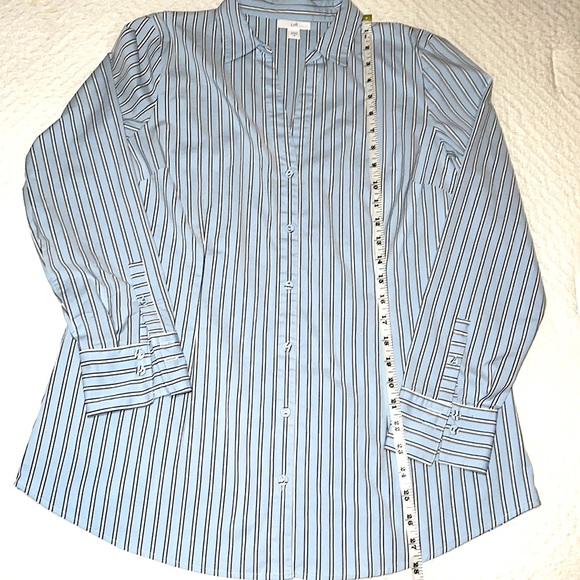 J. Jill striped button down shirt - Picture 2 of 6
